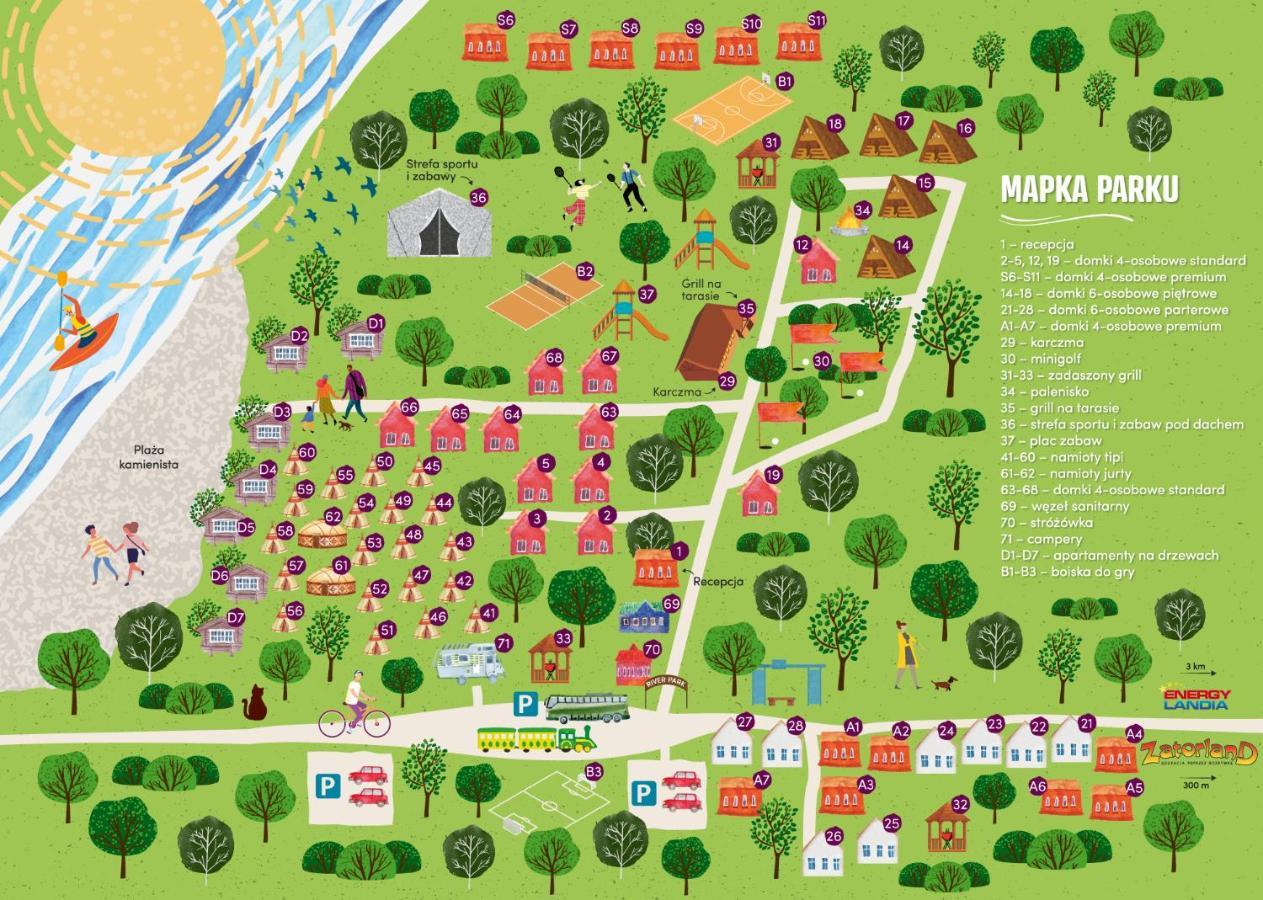 Wioska Indianska River Park 자토르 외부 사진